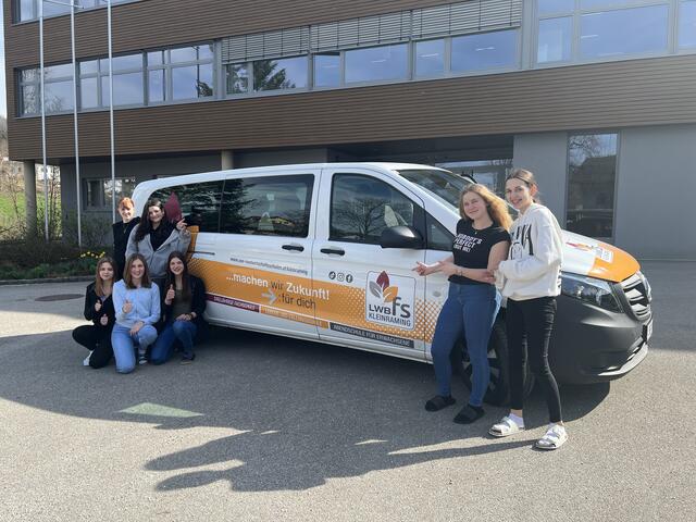 Information auf Rädern bei der FS Kleinraming | Foto: FS Kleinraming