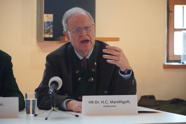 Der Vorsitzende des Fördervereins des Salzburger Freilichtmuseums und Landesamtsdirektor von Salzburg a.D., Heinrich Christian Marckhgott. | Foto: Emanuel Hasenauer
