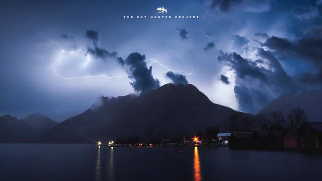 Ebensee am Traunsee. Ein spektakuläres Foto bei Gewitter.  | Foto: The Sky Hunter Project