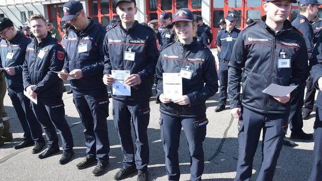 Leistungsprüfung FKAE-Gold in der oö. Landes-Feuerwehrschule | Foto: BFKdo Perg