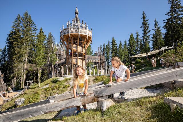 Fichtenschloss und Fichtensee auf der Rosenalm | Foto: Zillertal Arena