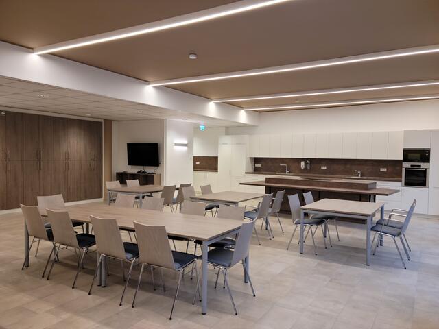 Das Zentrum für Tagesbetreuung beherbergt auch eine Trainingsküche. | Foto: Stadtgemeinde Fehring