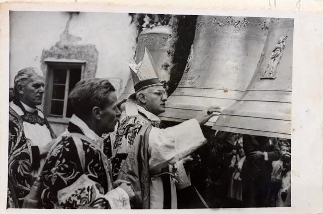 Segnung der Glocken im Jahr 1948. | Foto: Archiv Elisabeth Zorn