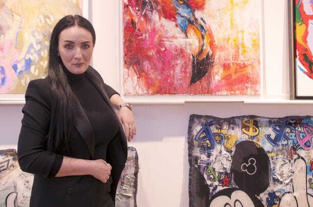 Klaudia Stirberová ist die Chefin der Galerie. | Foto: Wolfgang Unger
