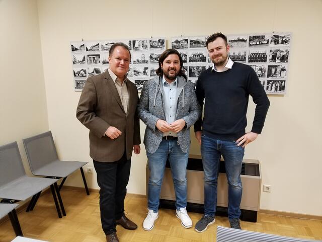 Angelobt: GR Wolfgang Motz, Bgm. Hans Unger, GR Maximilian Ulreich | Foto: SPÖ Oberschützen