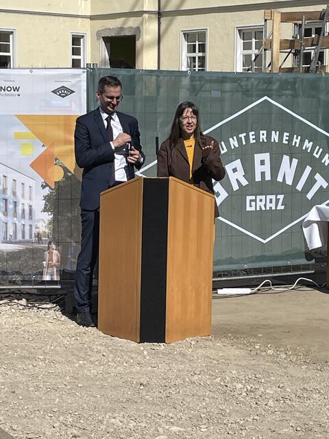 Corinna Engerhardt-Nowitzki und Martin Payer, GF der FH Joanneum. | Foto: Kern