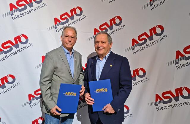 Rudolf Kraxner und Franz Hebenstreit. | Foto: ASVÖ