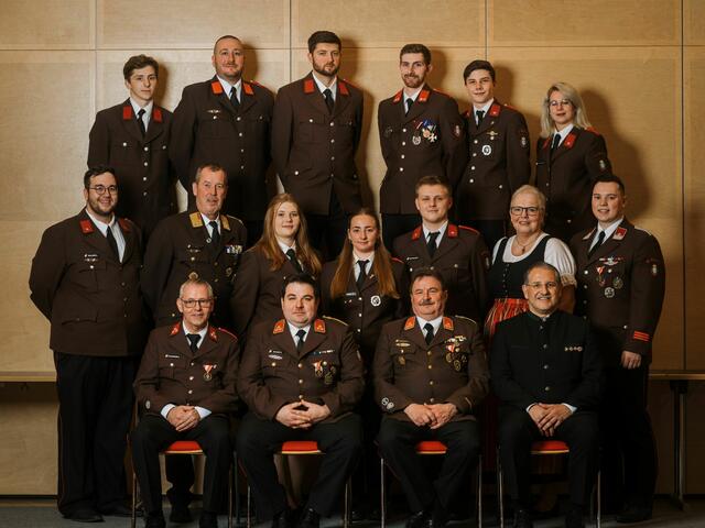 Die Freiwillige Feuerwehr St. Stefan ob Leoben lud kürzlich zur 150. Wehrversammlung in den Mehrzwecksaal. | Foto: Fabian Graf/ Martin Meusburger