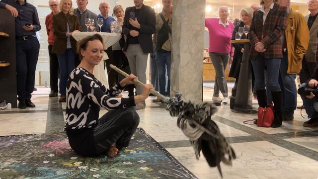 Rosa Roedelius bei der Performance | Foto: Stockmann