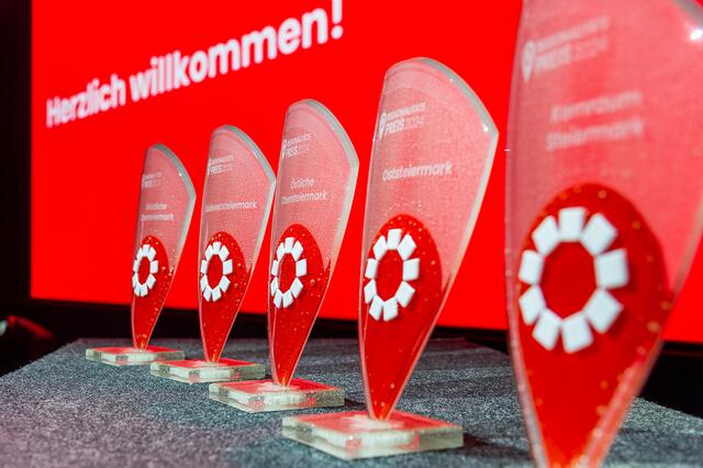 Andreas Döringer von der Glaswerkstatt in Rottenmann zeichnete für die Gestaltung der diesjährigen Trophäen, jede für sich ein Unikat, verantwortlich. | Foto: RegionalMedien