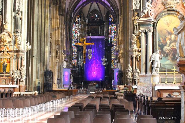 Fastentuch, Stephansdom Wien