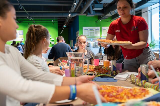 Wenn einem der Hunger packt, ist das im JUMP DOME kein Problem. | Foto: JUMP DOME