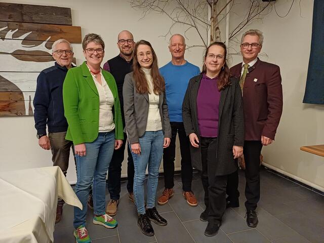 Klaus Heitzmann (Obmann und Kustos), Monika Heitzmann-Weilharter (Beirätin), Karl Stöckl (Kassier), Janine Zehner (stv. Obfrau), Christian Blinzer (Beirat), Ursula Lüftenegger (Schriftführerin), Karl Gappmaier (stv. Kustos) (con rechts | Foto: Elli Kocher-Schierl 