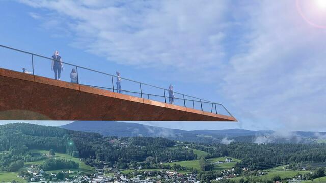 Spektakuläre Aussichten am neuen "Skywalk" in Voitsberg | Foto: KASPAR &amp; RUDE ARCHITEKTUR ZT GmbH