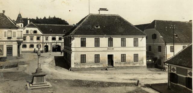 Der Hauptplatz von Grafendorf in einer Ansicht von früher. | Foto: Gemeinde Grafendorf