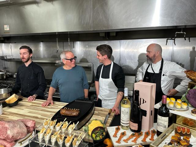 Wolfgang Puck (2.v.l.) mit Bernhard Zimmerl | Foto: privat