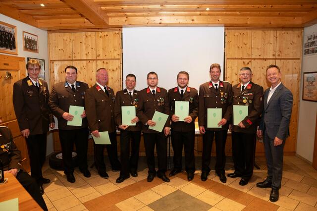 Die Freiwillige Feuerwehr Gimplach zog im Rahmen der 72. Wehrversammlung Bilanz und blickte auf das vergangene Einsatzjahr zurück.  | Foto: FF Gimplach