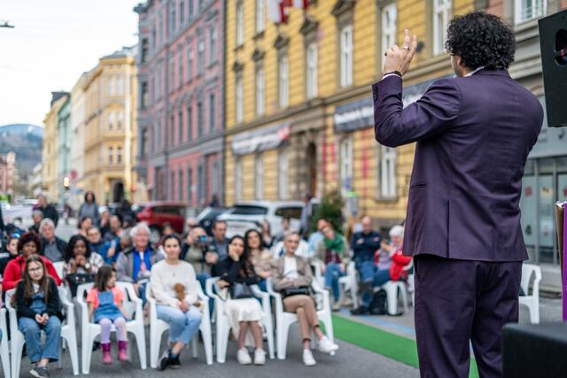 Wahlauftakt der Alternativen Liste in der Fallmerayerstraße.  | Foto: Agnieszka Kulowska