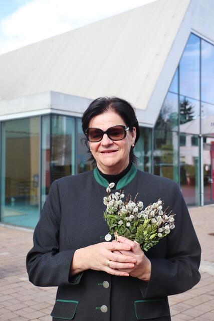 GK Almuth Huderz-Thümel bei der Palmweihe | Foto: Edith Ertl