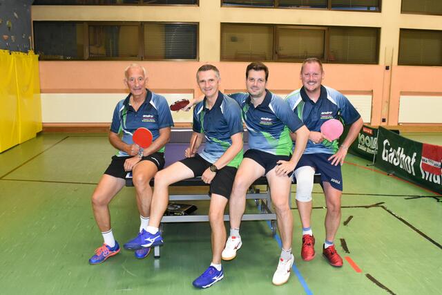 Tamsweg I mit Josef Rehrl, Adam Smuda,  Obmann Jürgen Dück und Gernot Egger (v.l.). (Archiv) | Foto: TTC Tamsweg