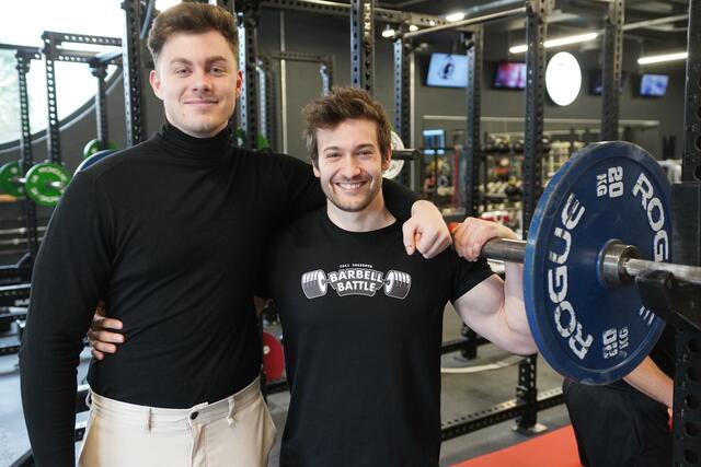 Philipp Bogner mit Profi Bodybuilder und Coach Maximilian Melchard.