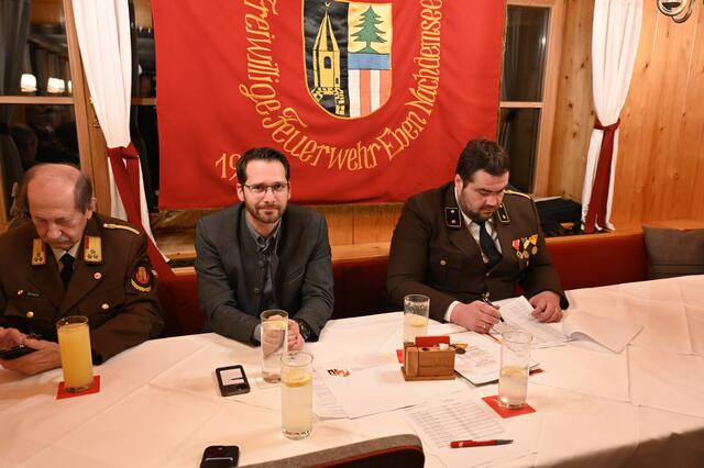 E-OBR Robert Benda, BGM Martin Pelzer, Schriftführer Stefan Pollhammer