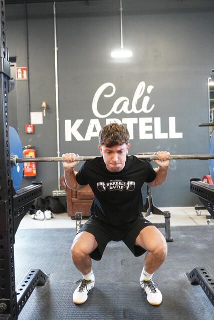 Beim Barbell Battle wurde gebeugt, gehoben und gedrückt.