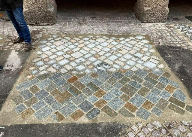 Diese Pflasterung wird in der Altstadt verlegt. | Foto: Stadt Innsbruck