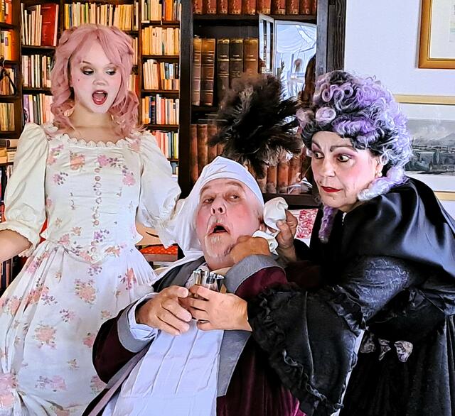 Marie Korb, Horst Bernel und Hannelore Fradler im Moliere-Stück | Foto: Spenger/Privat