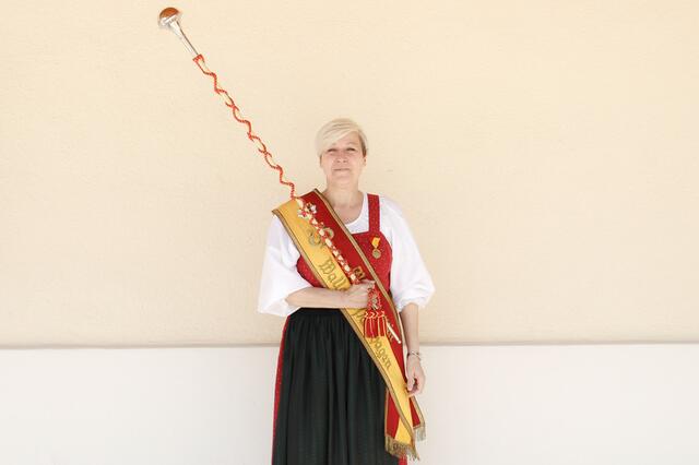 Bezirksstabführerin und Landesstabführer-Stellvertreterin Sabine Mauersics aus St. Andrä am Zicksee | Foto: MV Wallern – Pamhagen