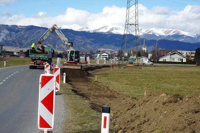 Am Radweg in Weißkirchen wird bereits gebaut. | Foto: Freigassner
