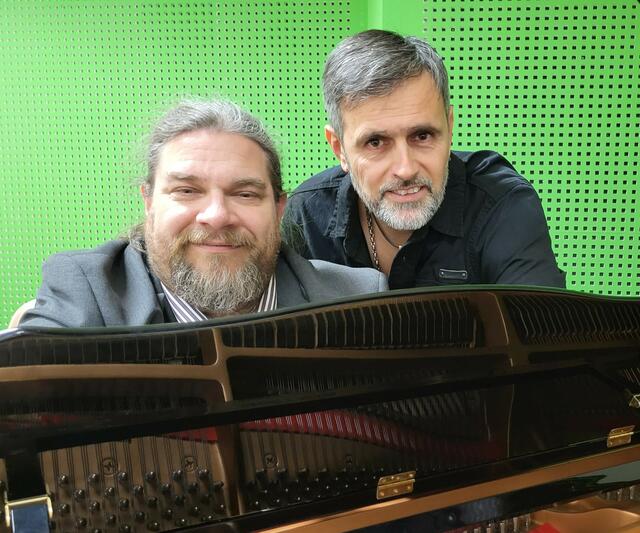 Klaus Bergmaier (Klavier, 2. Stimme) und Martin Freudenschuss (Gesang) | Foto: Paul Bergmaier