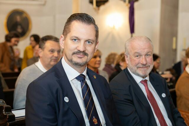 Bezirkschef Marcus Franz mit seinem Vize Gerhard Blöschl (v. l.). | Foto: René Brunhölzl/RMW