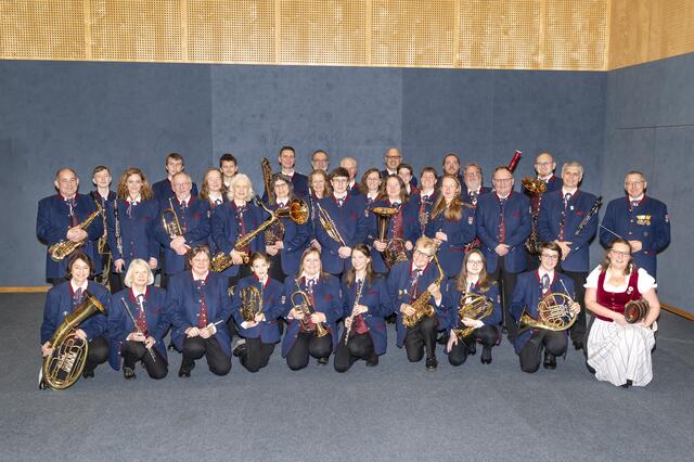 Die Blasmusik Mödling beim Neujahrskonzert. | Foto: Alexander Steppan