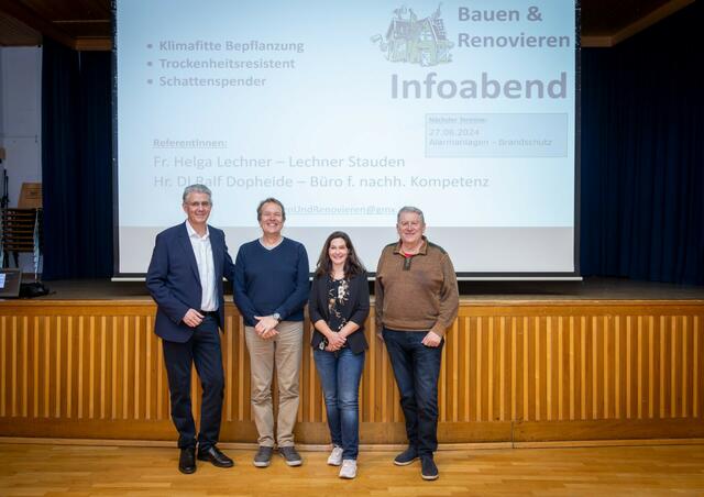 H. Lipowsky,  R. Dopheide, H. Lechner, VzBgm. DI W. Vock. | Foto: SPÖ Strasshof