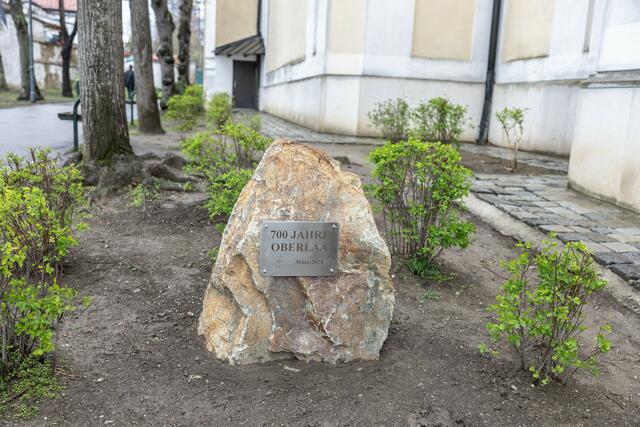 Der Fest-Stein ist jetzt beim Kirchenplatz. Er stammt aus dem Stift Altenburg. | Foto: René Brunhölzl/RMW