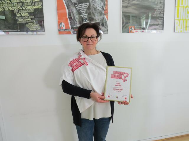 Mit vollem Einsatz für andere: Senka Ahmetovic ist die Heldin der Leopoldstadt. | Foto: Sabine Krammer