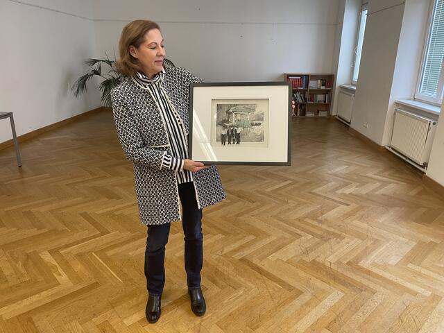 "Ich widme mein Werk den Welterbestätten", verrät Barbara Salaun.  | Foto: Tamara Winterthaler