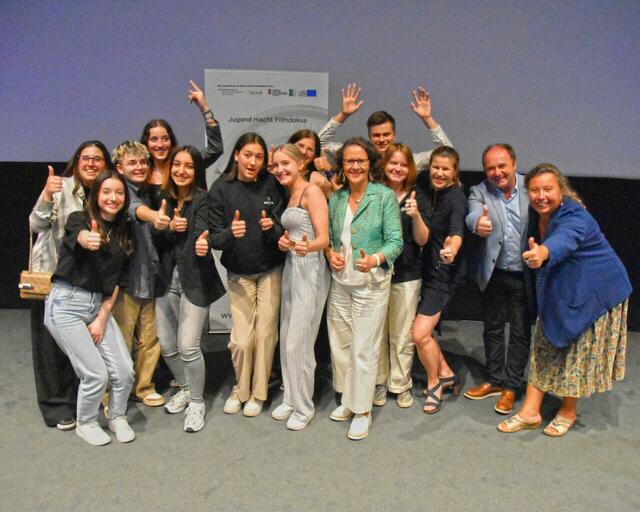 Das Ende des LEADER-Projekts "My view- Jugend macht Filmdokus". | Foto: Lern.Film.Studio