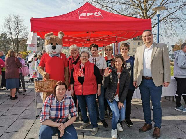 Der Höhepunkt des Tages war der Besuch des Osterhasen. | Foto: SPÖ Bad Schallerbach