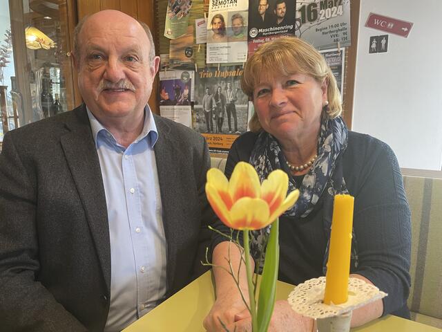 Ernst Laschober und Gertrude Schöberl bei der monatliche Hartberger Diabetes-Beratung. | Foto: Olga Seus