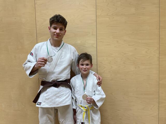 Zwei steirische Vizemeister im Judo stammen aus Hartberg: Alexander Falk (l.) und Josef Ertl. | Foto: Olga Seus