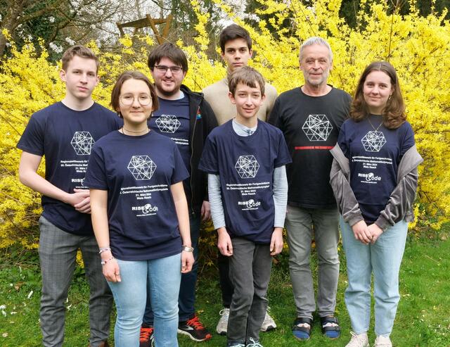 Das Vöcklabrucker Team beim Regionalwettbewerb der Österreichischen Mathematikolympiade.  | Foto: BRG Schloss Wagrain