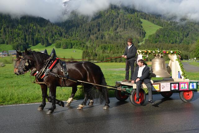 Die Glocke in Schoppernau bei der Einweihung | Foto: Katholische Kirche Vorarberg
