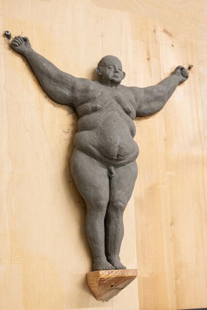 Eine der Skulpturen des Künstlers Jürgen N. Fux. | Foto: Fux