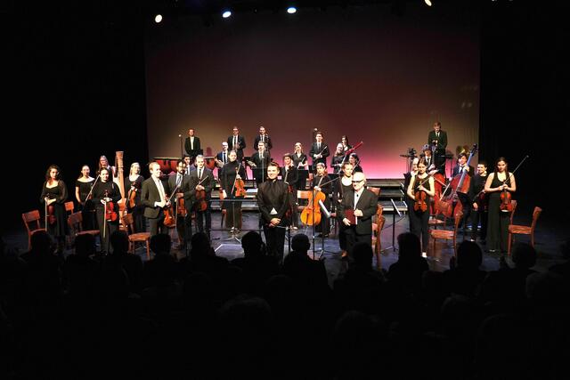 Camerata Musica und Michael Köhlmeier 2024 Theater Kosmos | Foto: Lukas Grabhe