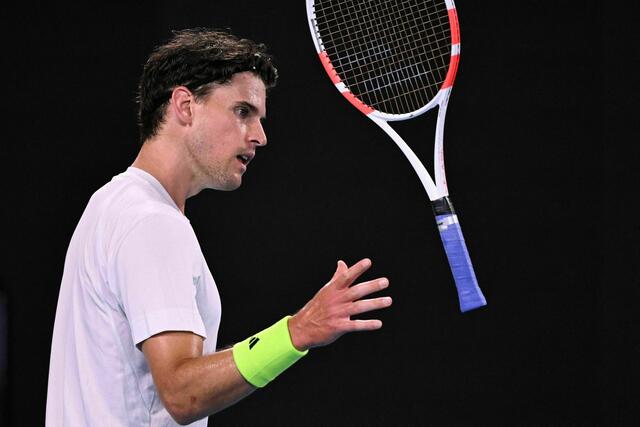 Dominic Thiem entscheidet sich, nächste Woche nicht am Challenger-Turnier in Neapel teilzunehmen. | Foto: WILLIAM WEST / AFP / picturedesk.com