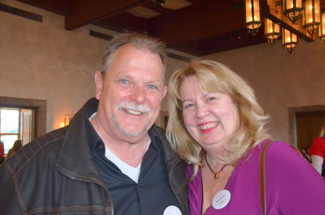 Millstätter Kiwanis-Gründungsmitglied Rainer Werchner und Deborah Schumann