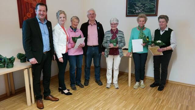 Ehrung für 30 und 35 Jahre Mitgliedschaft im Pensionistenverband. | Foto: Pensionistenverband