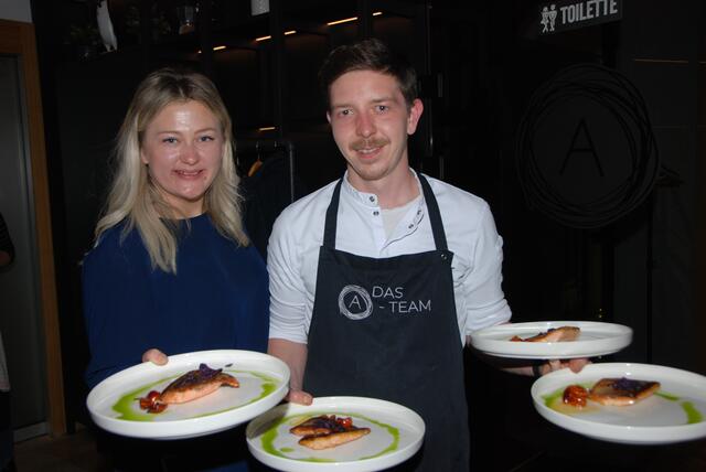 Michaela Prem und Kilian Angermeyer, Inhaber des Restaurants "Das Attersee".  | Foto: Steiner-Watzinger